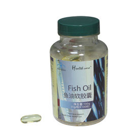 健康食品の柔らかい帽子の魚油は魚油Softgels DHA+EPA 1g/pillを補います