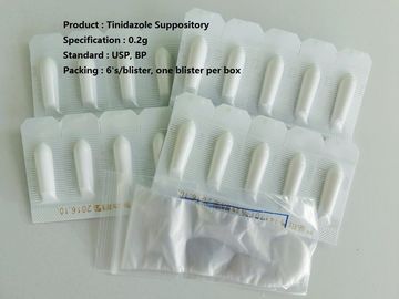 腟のために抗菌0.2 g Tinidazoleの坐剤の薬物Nitroimidazole