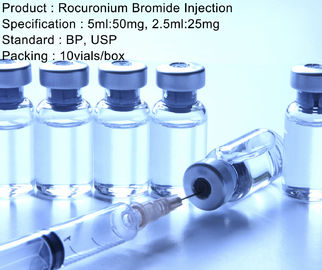 筋肉弛緩のRocuroniumの臭化物の注入の付加物の全身麻酔
