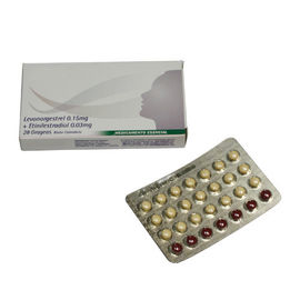 LevonorgestrelおよびEthinylのestradiolは0.15mg + 0.03mg避妊の口頭薬物錠剤にします