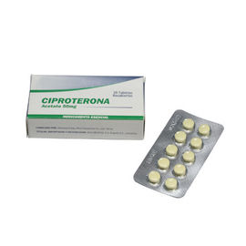 薬のCyproteroneの口頭アセテートは50mg黄体形成ホルモンの補足を錠剤にします