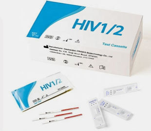 ISOはHIVテスト キット/血液検査2 NCU/Ml HIV急速なテスト装置を証明します