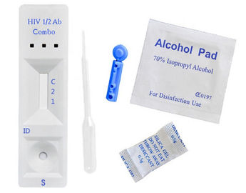 ISOはHIVテスト キット/血液検査2 NCU/Ml HIV急速なテスト装置を証明します