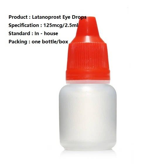Latanoprostの眼の解決125Mcg/2.5MlのLatanoprostの眼の薬物