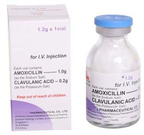 粉の注入のアモキシシリンのClavulanateの乾燥したカリウム