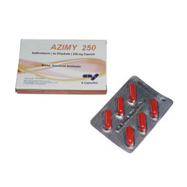 口頭抗生物質のAzithromycin 250mgのタブレット6は/マクロライドの抗生物質詰まります