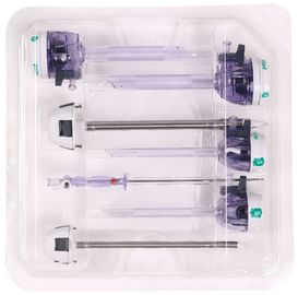 GynecologyのLaparoscopyの生殖不能の外科装置の使い捨て可能なLaparoscopic Trocarセット