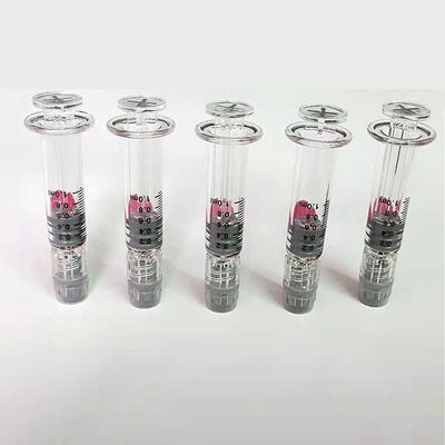 CbdオイルのためのLuerロックによって補充される0.5ml 1mlの使い捨て可能なガラス スポイト